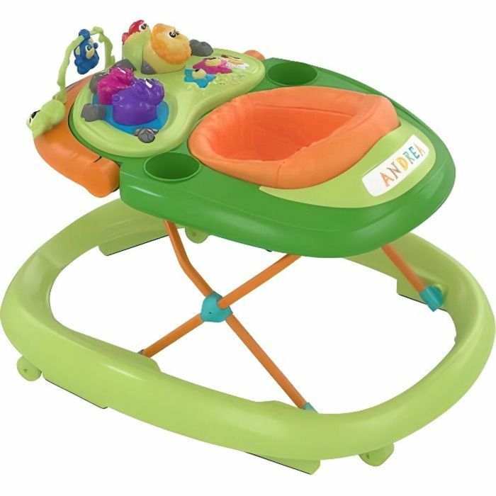 Chicco Walky Talky Andador Bebé Ajustable 3 Alturas con Centro de Actividades 3D Jungla, Seguridad Anti-Vuelco, Plegable Green Wave 3 Chicco Walky Talky Andador Bebé Ajustable 3 Alturas con Centro de Actividades 3D Jungla, Seguridad Anti-Vuelco, Plegable Green Wave 3