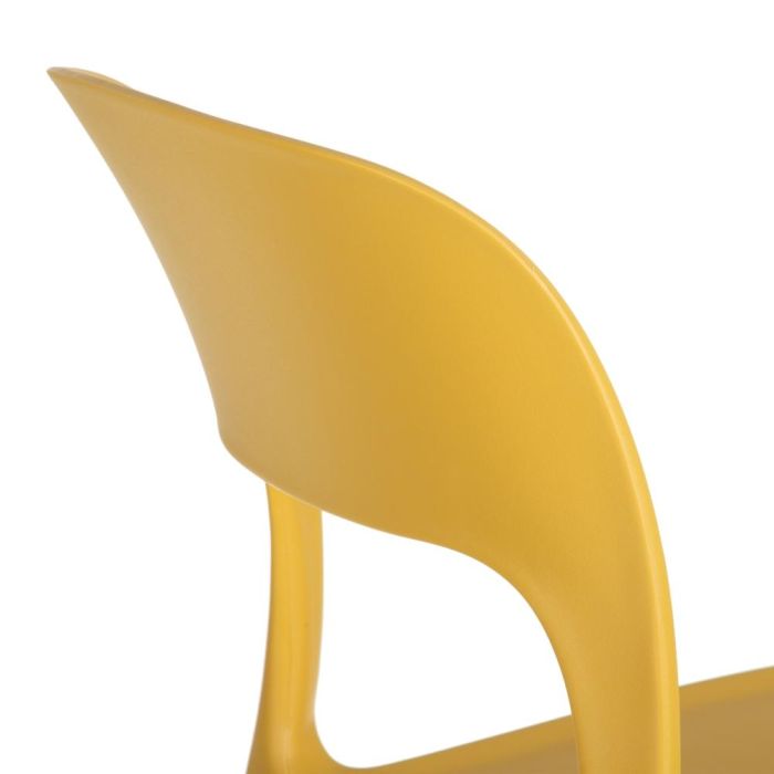 Silla Apilable Amarillo Polipropileno 43 X 43 X 83,20 cm