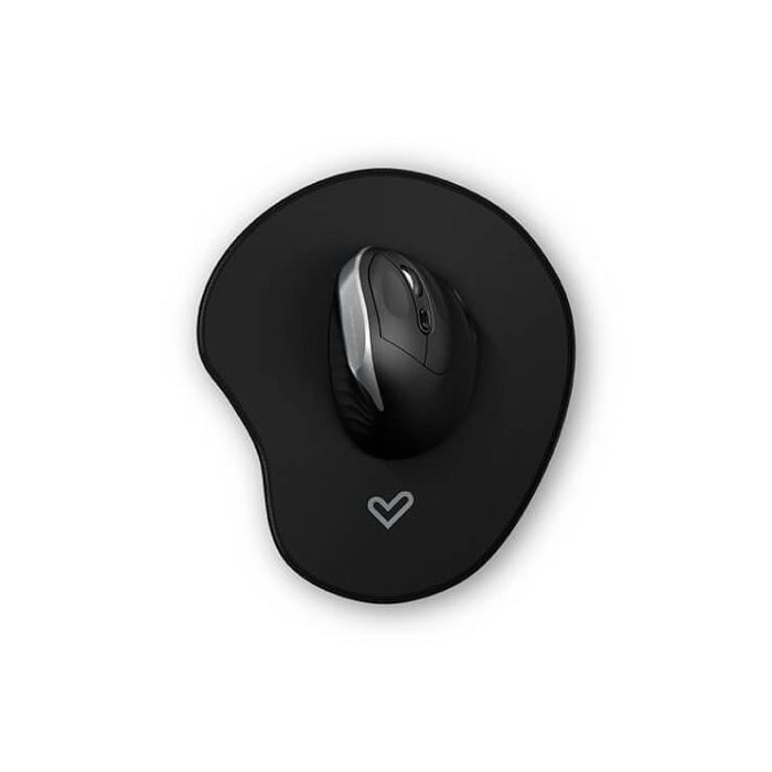 Energy Sistem Ratón Óptico Vertical Inalámbrico Ergonómico 5 Comfy, Carga USB-C, RF Plug and Play, Compatible Windows/MAC, Negro