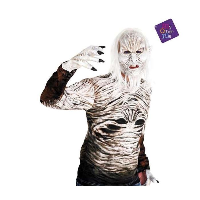 My Other Me Manos de Látex Full Walker para Disfraces de Halloween, Terror o Fiestas Temáticas, Talla M para Adultos 2