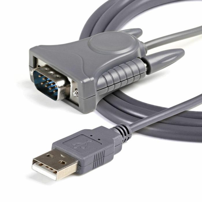 Adaptador Startech ICUSB232DB25 DB25 Gris USB 2.0 DB9 1