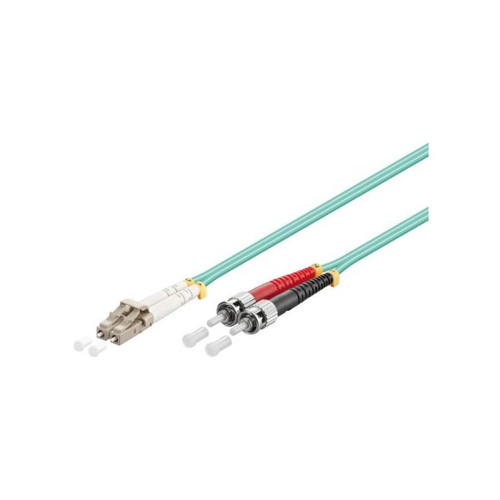 WP Cable de fibra óptica multimodo OM3 LC-ST 1 m Azul, WPC-FP3-5LCST-010, 10 Gbit/s, LSZH WP Cable de fibra óptica multimodo OM3 LC-ST 1 m Azul, WPC-FP3-5LCST-010, 10 Gbit/s, LSZH