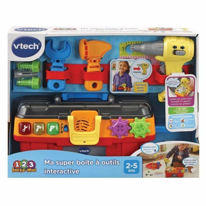 Juego de herramientas para niños Vtech My Great Interactive Toolbox 2 Juego de herramientas para niños Vtech My Great Interactive Toolbox 2