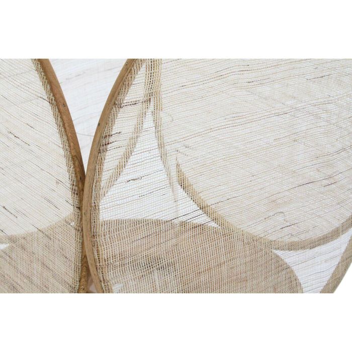 DKD Home Decor Portavela Oriental de Bambú y Cristal, Marrón - Colección Yejun, 42 cm Ancho x 55 cm Alto x 42 cm Fondo 4