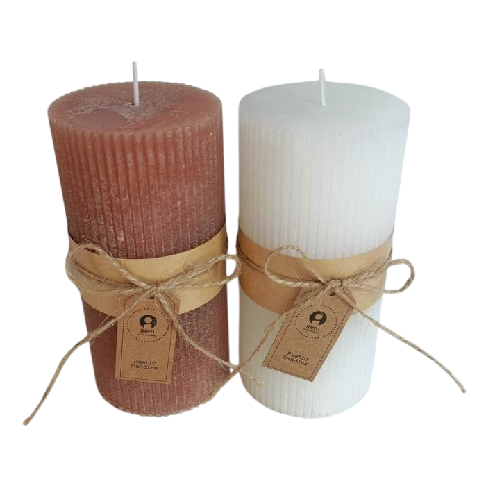 Vela Navidad Alpina DKD Home Decor Blanco Marron 7 x 14 x 7 cm (12 Unidades) 0 Vela Navidad Alpina DKD Home Decor Blanco Marron 7 x 14 x 7 cm (12 Unidades) 0