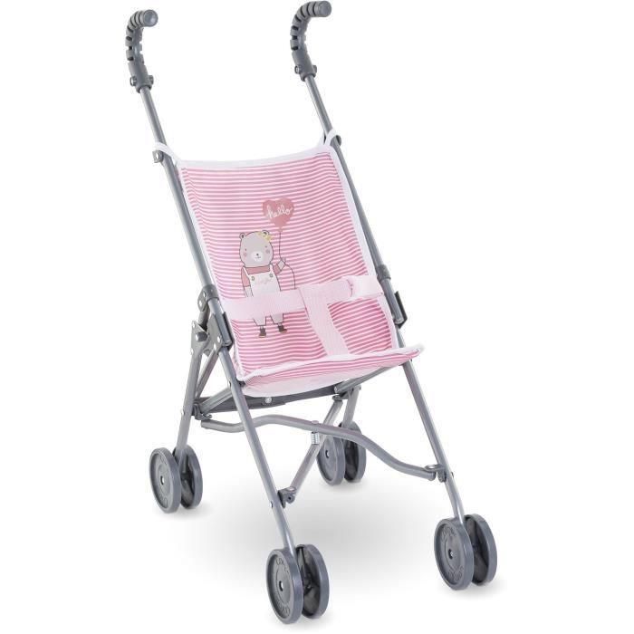 Accesorio bebé - COROLLE - Cochecito de caña rosa para bebé de 30, 36 y 42cm - A partir de 3 años Accesorio bebé - COROLLE - Cochecito de caña rosa para bebé de 30, 36 y 42cm - A partir de 3 años