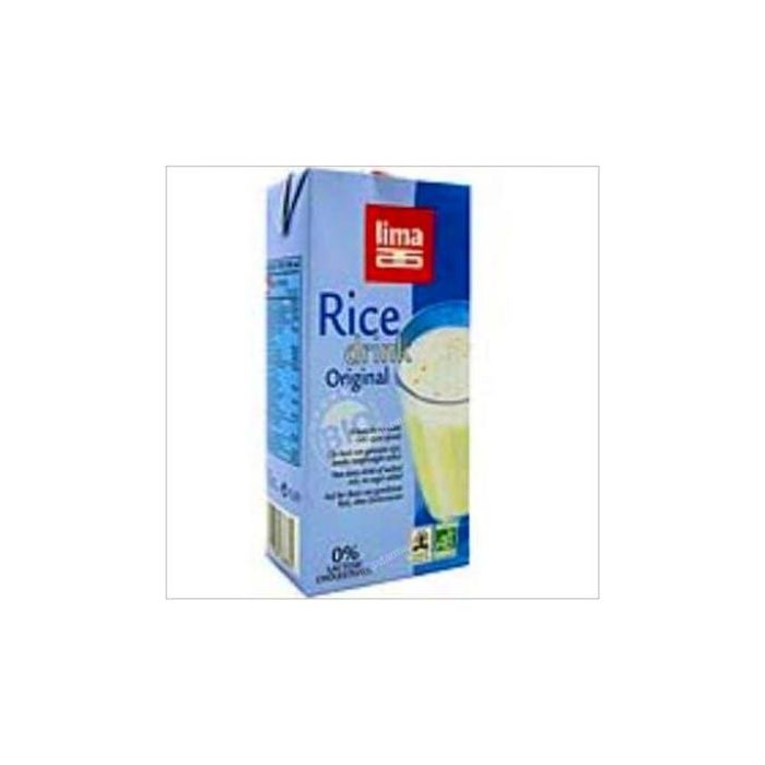 LIMA Bebida Vegetal de Arroz Bio 1 Litro sin Gluten, ideal para cocinar o tomar sola