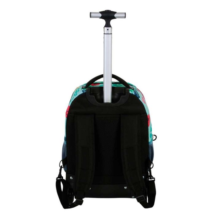 Disney Lilo y Stitch Mochila Trolley GTS FAN Guitar Verde con ruedas, compartimentos y bolsillo acolchado 2 Disney Lilo y Stitch Mochila Trolley GTS FAN Guitar Verde con ruedas, compartimentos y bolsillo acolchado 2