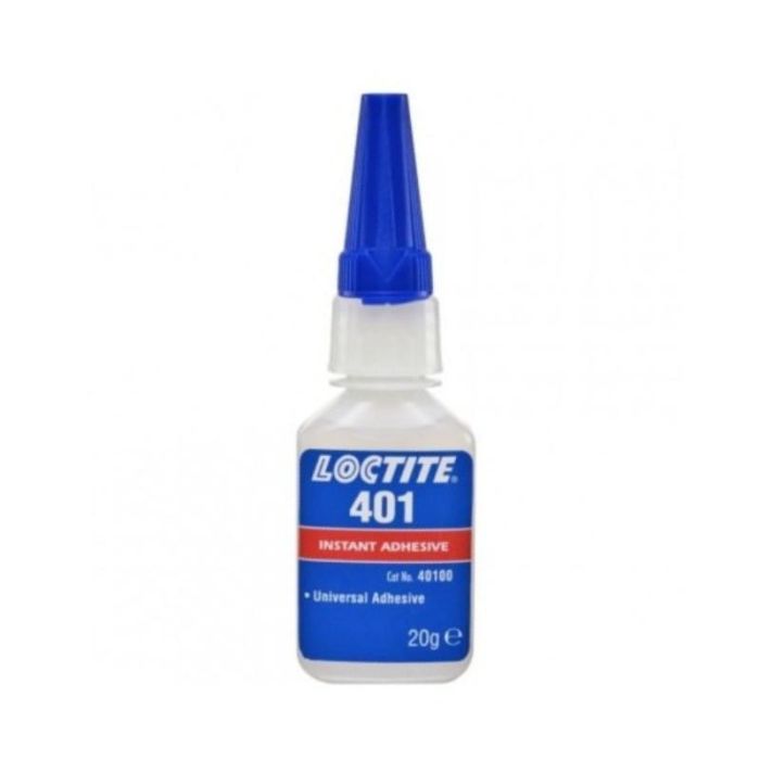 Loctite 401 Adhesivo Instantáneo de Cianocrilato 20g - Unión Eficaz y Rápida para Metal, Plásticos y Goma.