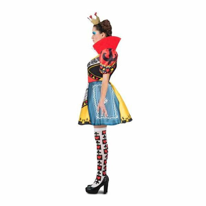 Disfraz reina de corazones diadema con corona, vestido y medias talla XL 14 Disfraz reina de corazones diadema con corona, vestido y medias talla XL 14