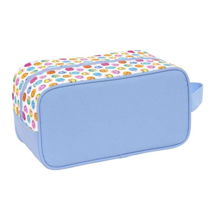 Zapatillero de Viaje Smiley Joyful Multicolor Azul claro 29 x 15 x 14 cm 1