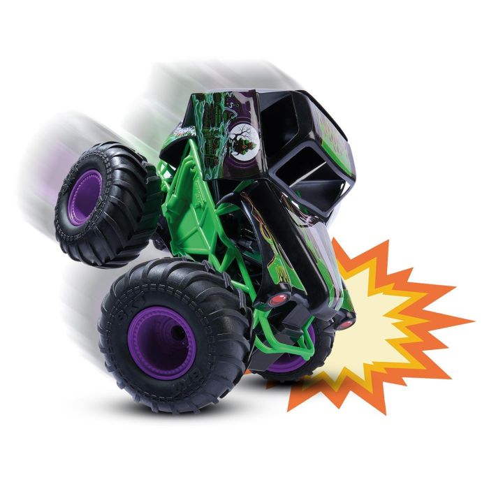 Spin Master 6072500 Monster Jam RC Smash y Bash Grave Digger - Coche Radio Control, +4 Años 3