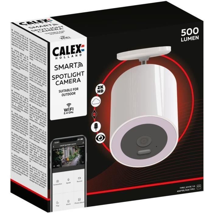 Calex CAL8712879157076 Cámara Proyector Inteligente WiFi, Garantía de batería 5 años 5
