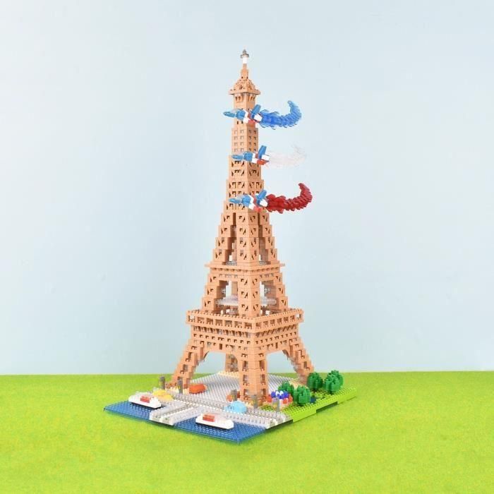 Nanoblock - Bandai - NB057 - Torre Eiffel - 500 piezas - Hazlo tú mismo - A partir de 8 años 1 Nanoblock - Bandai - NB057 - Torre Eiffel - 500 piezas - Hazlo tú mismo - A partir de 8 años 1