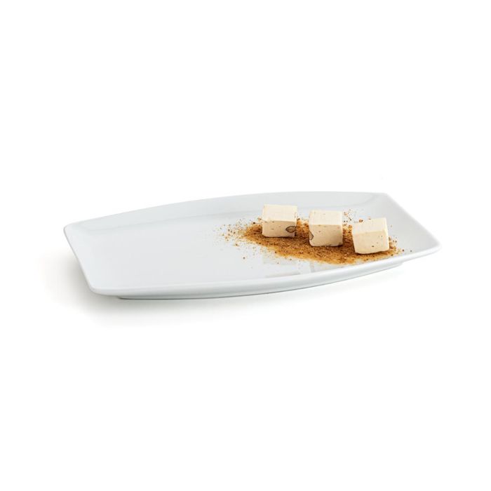 Fuente Rectangular Porcelana Gastro Quid 25.2x16x2 cm (6 Unidades) 3