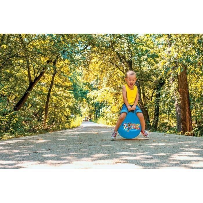 Pat Patrouille Pelota de salto hinchable 45 cm para niños +3 años, con bomba incluida. Resistente, segura, desarrolla habilidades motoras hasta 50 kg 2