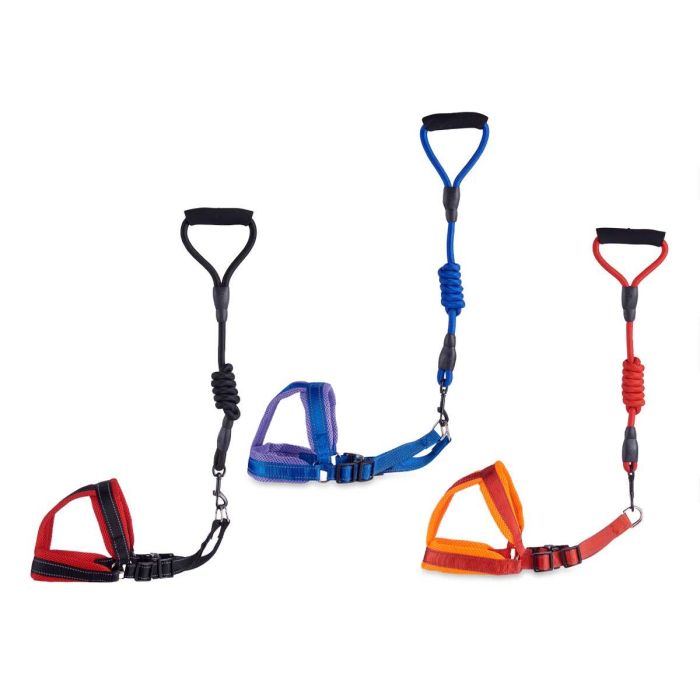 Arnés con Correa Grande Mascow - Azul, Naranja, Rojo - 8x93x22 cm (12 Unidades) 1 Arnés con Correa Grande Mascow - Azul, Naranja, Rojo - 8x93x22 cm (12 Unidades) 1
