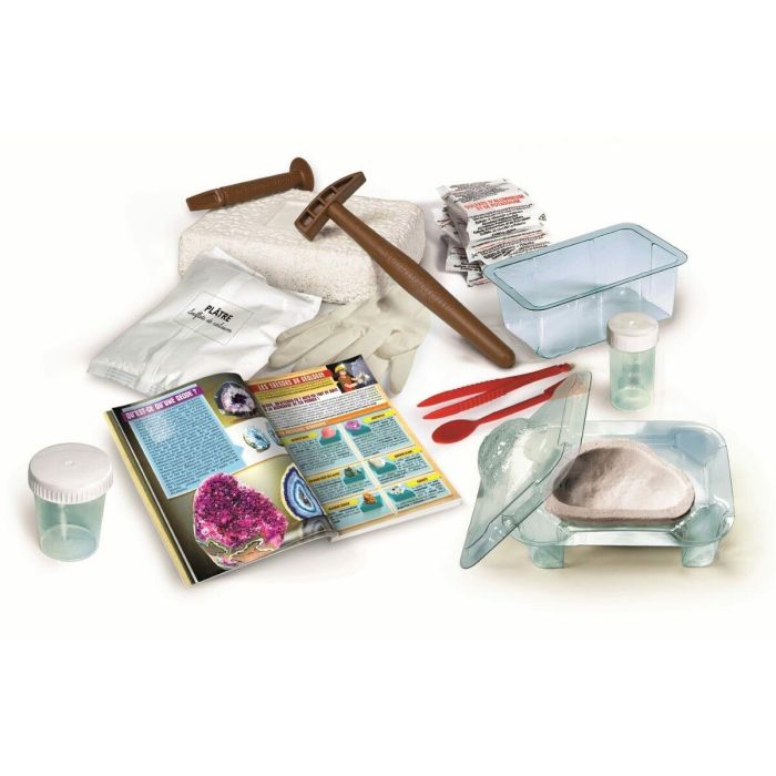 Clementoni Science & Game - Cristales y Piedras Preciosas - Kit Juego Científico para Crear Tus Propios Cristales y Geodas Brillantes 2 Clementoni Science & Game - Cristales y Piedras Preciosas - Kit Juego Científico para Crear Tus Propios Cristales y Geodas Brillantes 2
