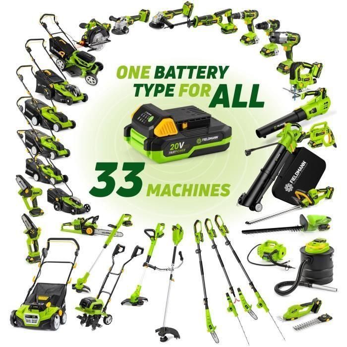 Batería - FIELDMANN - 20V - 8Ah 1 Batería - FIELDMANN - 20V - 8Ah 1
