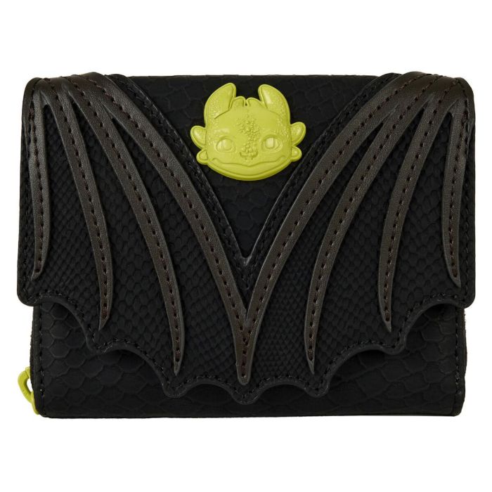 Loungefly Billetero Cartera Como Entrenar a Tu Dragón, 12.7x3.81x10.16cm