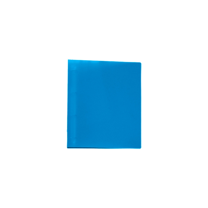 Liderpapel 43432 Carpeta 4 Anillas 25 mm Polipropileno Din A4 Azul Translucido 2