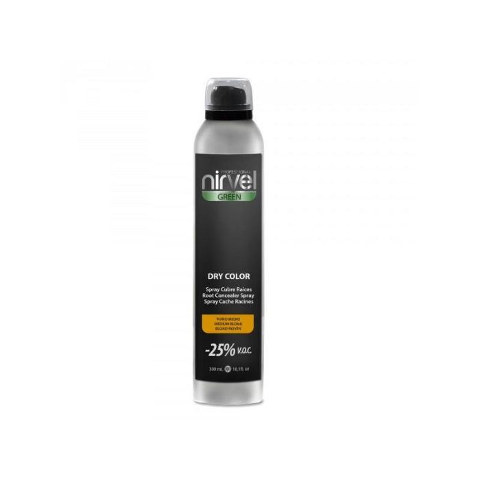 Nirvel Cubre Raíces Rubio Medio Spray Difuminador de Canas 300ml Nirvel Cubre Raíces Rubio Medio Spray Difuminador de Canas 300ml