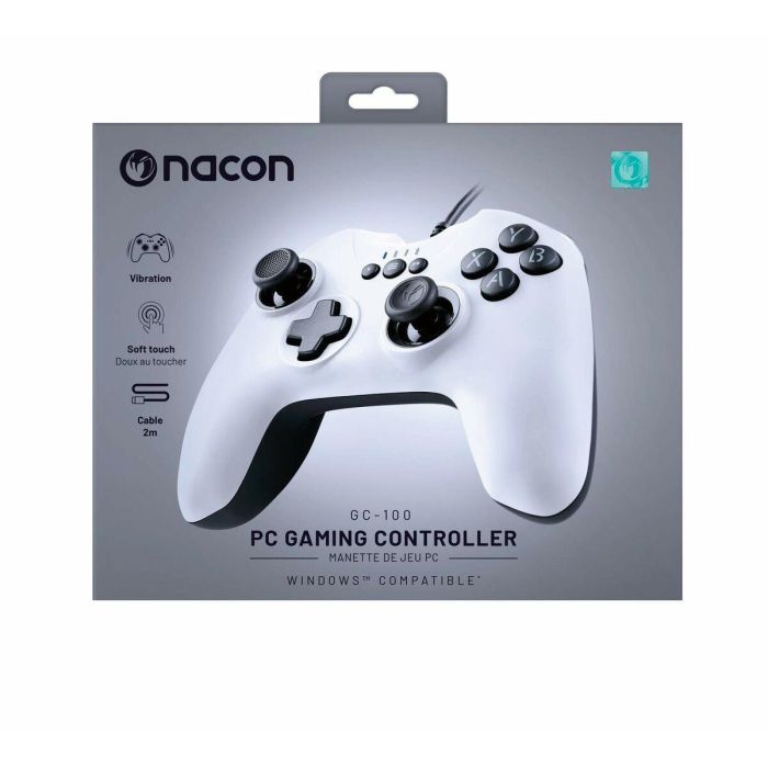 Mando de consola de videojuegos Nacon PCGC-100WHITE 1 Mando de consola de videojuegos Nacon PCGC-100WHITE 1