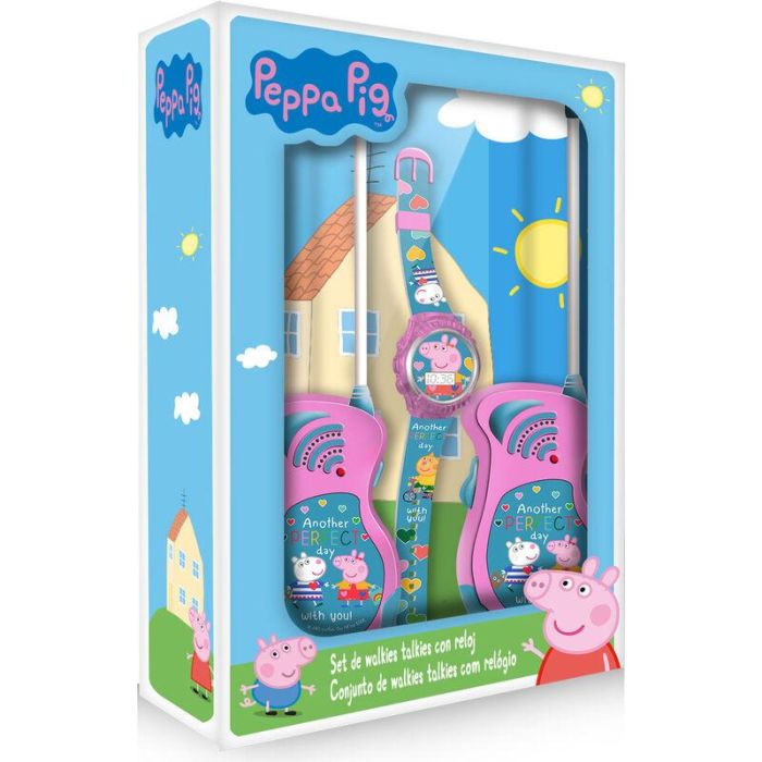 Blister Reloj Digital + Walkie Takie Peppa Pig 0 Blister Reloj Digital + Walkie Takie Peppa Pig 0