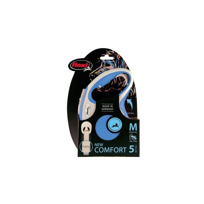 Flexi Cinta Azul 5M Correa para Perro 25 kg Flexi Cinta Azul 5M Correa para Perro 25 kg