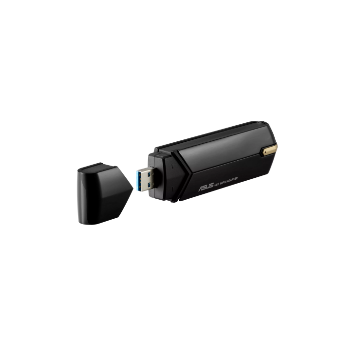 ASUS USB-AX56 Adaptador WiFi 6 1775 Mbit/s, Doble Banda, WPA3, Compatible con Windows/Linux, Negro/Oro 1 ASUS USB-AX56 Adaptador WiFi 6 1775 Mbit/s, Doble Banda, WPA3, Compatible con Windows/Linux, Negro/Oro 1