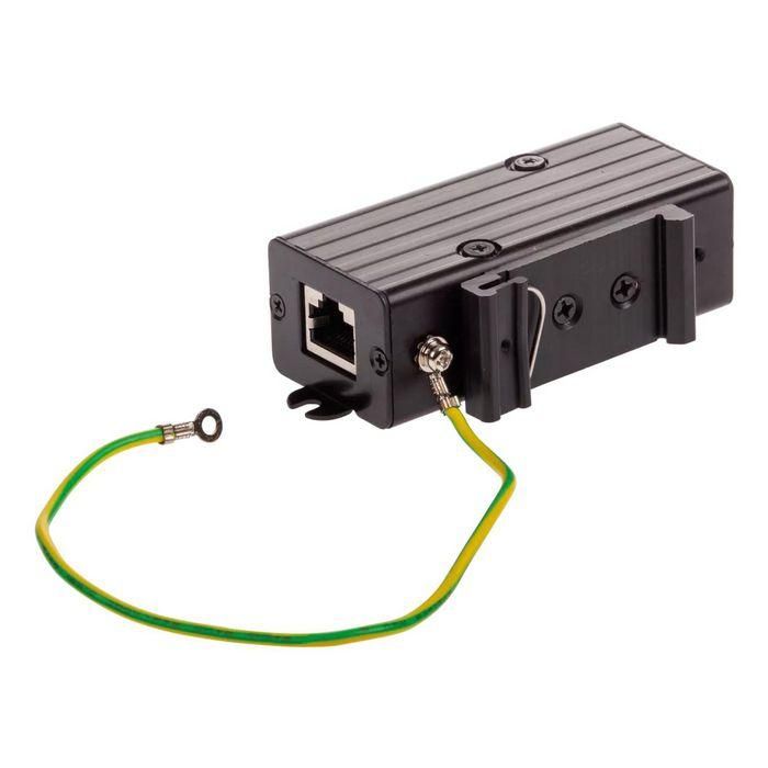 Axis Protector sobretensión Ethernet TU8001 para dispositivos PoE, protección contra picos de tensión y daños en el cableado de red 1