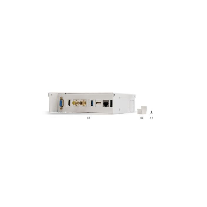 Nanocable 10.35.0003 Caja de Conexiones Multimedia de Pared Hembra-Hembra VGA HDMI Jack 3.5 RCA USB 2.0 USB 3.0 2x RJ45 Blanco 3 Nanocable 10.35.0003 Caja de Conexiones Multimedia de Pared Hembra-Hembra VGA HDMI Jack 3.5 RCA USB 2.0 USB 3.0 2x RJ45 Blanco 3