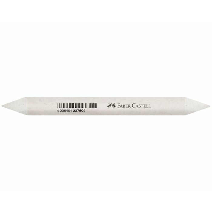 Faber-Castell 122780 Papierwischer ESTOMPE de Papel Blanco para Adultos y Niños, 1 pieza
