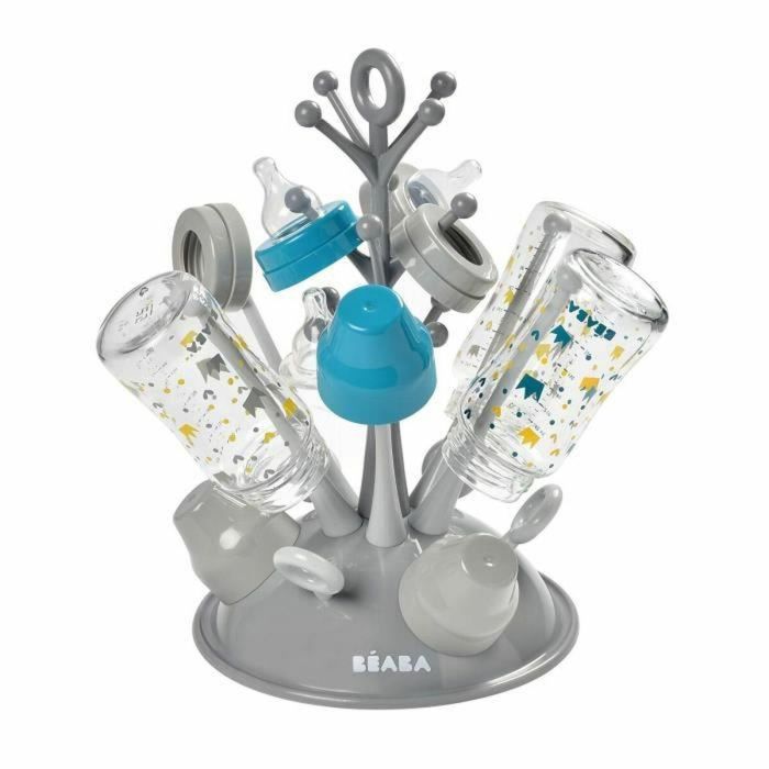 Beaba BEA3384349117054 Botella para Bebés con diseño Árbol Gris 1