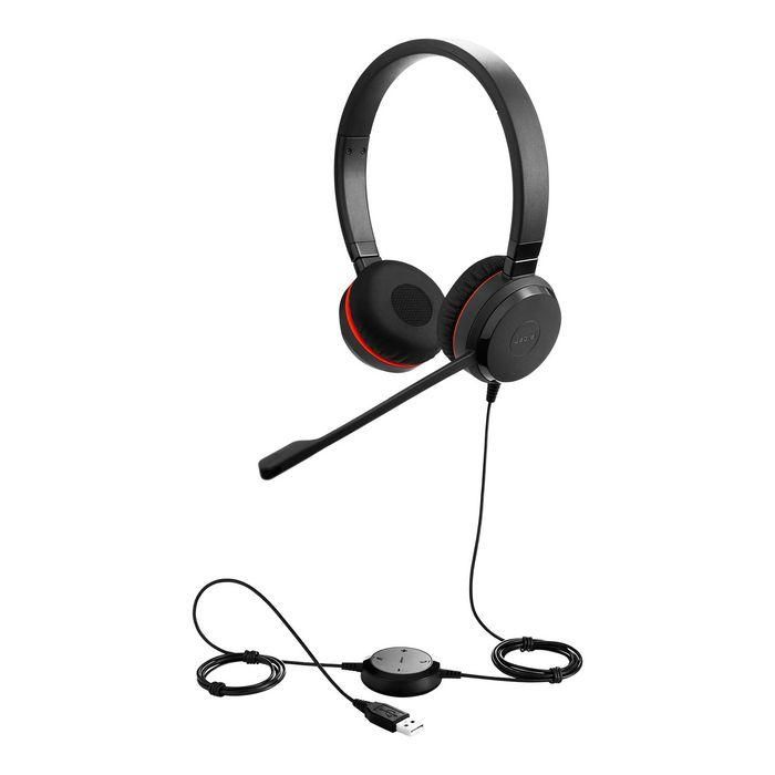 Jabra EVOLVE 30 II MS Stereo Auricular Profesional para Llamadas y Música con Conexión Flexible 3