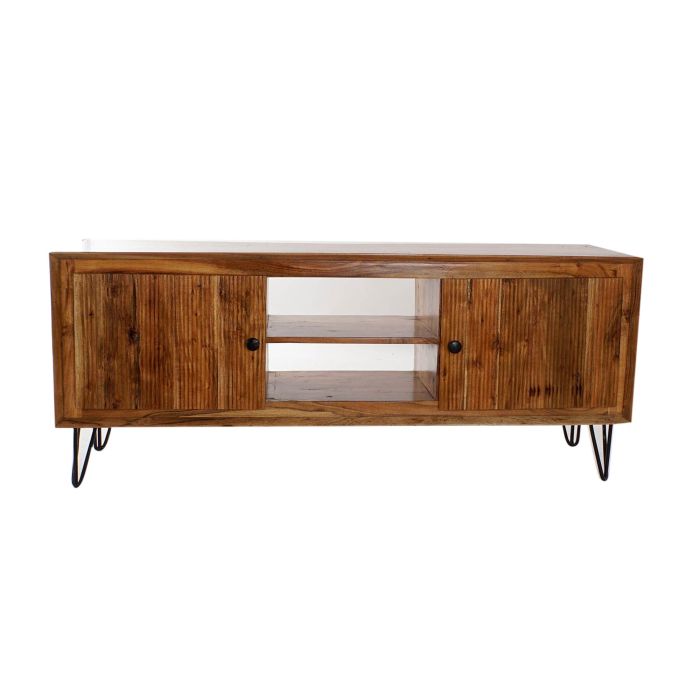 Mueble de TV DKD Home Decor Marrón Negro Marrón claro 145 x 42 x 61 cm 145 x 40 x 60 cm 7