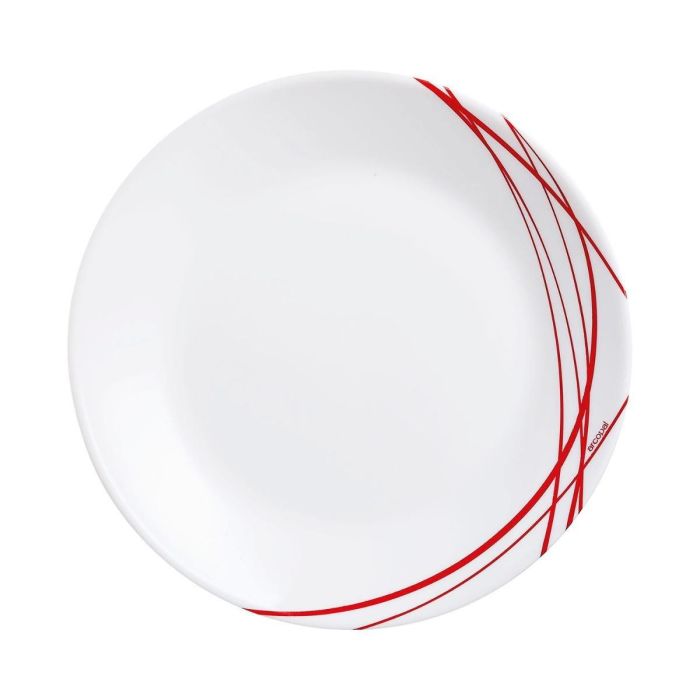 Arcopal Plato Postre Opal Domitille Rojo 18 cm - Set 12 Unidades Vidrio Templado Extra Fuerte, Microondas, Lavavajillas 0 Arcopal Plato Postre Opal Domitille Rojo 18 cm - Set 12 Unidades Vidrio Templado Extra Fuerte, Microondas, Lavavajillas 0