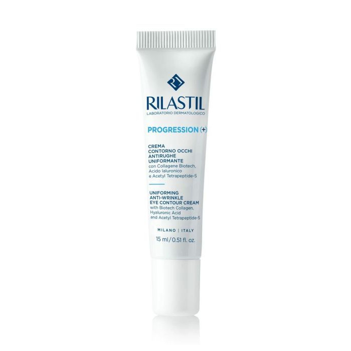 Rilastil PROGRESSION(+) Contorno de Ojos Antiarrugas - Anti Ojeras y Bolsas - Para Pieles Sensibles - 15 ml Rilastil PROGRESSION(+) Contorno de Ojos Antiarrugas - Anti Ojeras y Bolsas - Para Pieles Sensibles - 15 ml