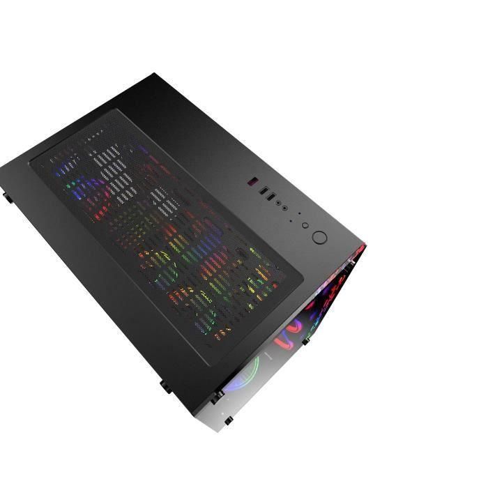 Mred MRE3700755645637 PC Gamer ATX Black RGB Crystal Sea 3 Mred MRE3700755645637 PC Gamer ATX Black RGB Crystal Sea 3
