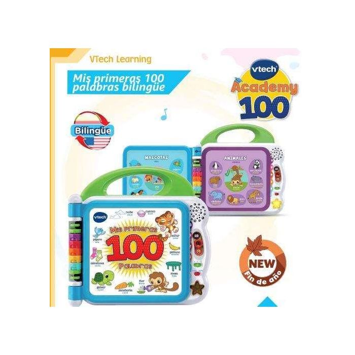 Mis Primeras 100 Palabras Bilingüe 80-601547 Vtech 8 Mis Primeras 100 Palabras Bilingüe 80-601547 Vtech 8