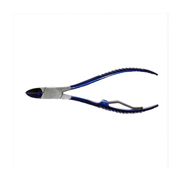 Albi Alicate Uñas Corte Curvo Azul Metalizado 13cm (7203/13)