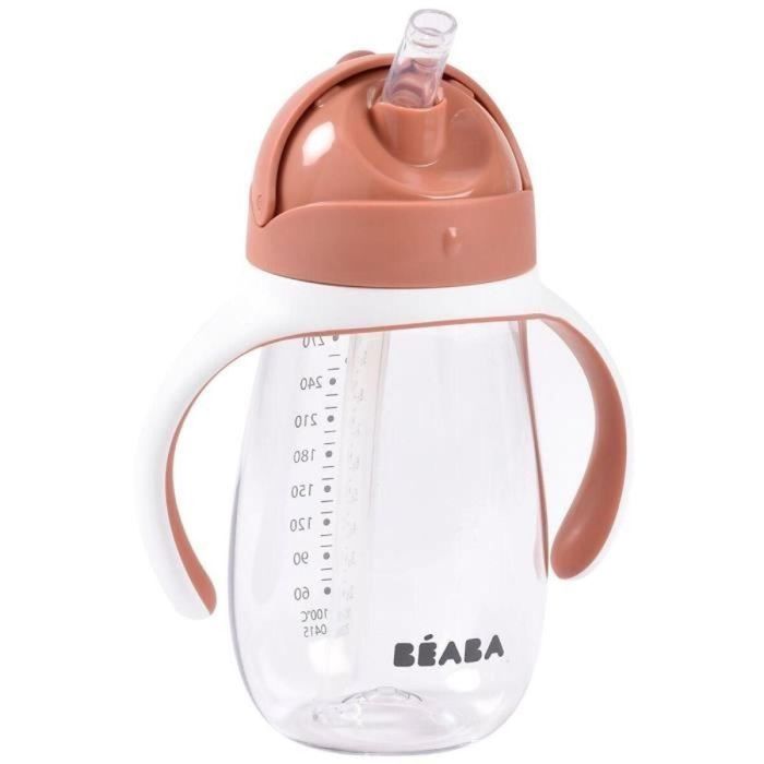Beaba Taza con Pajita BEA1728518874204 300 ml Terracota 0 Beaba Taza con Pajita BEA1728518874204 300 ml Terracota 0
