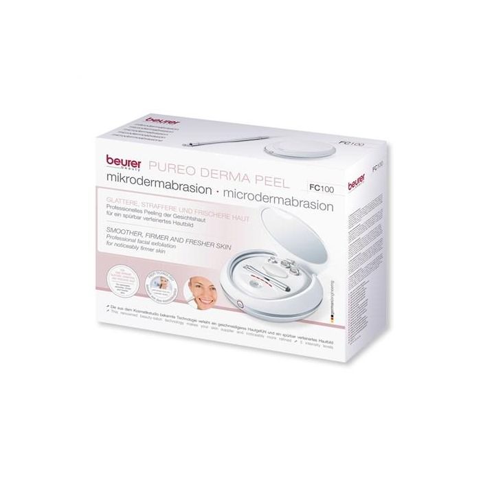Beurer FC-100 Exfoliador Profesional de Microdermoabrasión para Peeling Profesional de la Piel, 3 Cabezales de Zafiro, 2 Intensidades 2 Beurer FC-100 Exfoliador Profesional de Microdermoabrasión para Peeling Profesional de la Piel, 3 Cabezales de Zafiro, 2 Intensidades 2