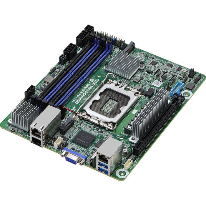 ASRock Mainboard Z690D4ID-2T/G5/X550 mini-ITX Sockel 1700 DDR5-only Single 1 ASRock Mainboard Z690D4ID-2T/G5/X550 mini-ITX Sockel 1700 DDR5-only Single 1