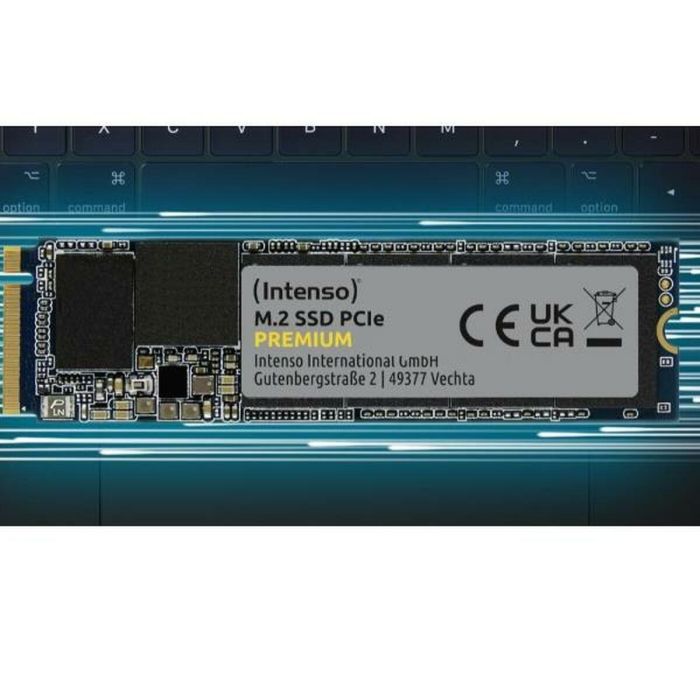 INTENSO SSD 500GB Premium M.2 NVMe PCIe Gen3 Lectura 2100MB/s Escritura 1700MB/s para PC/Portátil INTENSO SSD 500GB Premium M.2 NVMe PCIe Gen3 Lectura 2100MB/s Escritura 1700MB/s para PC/Portátil