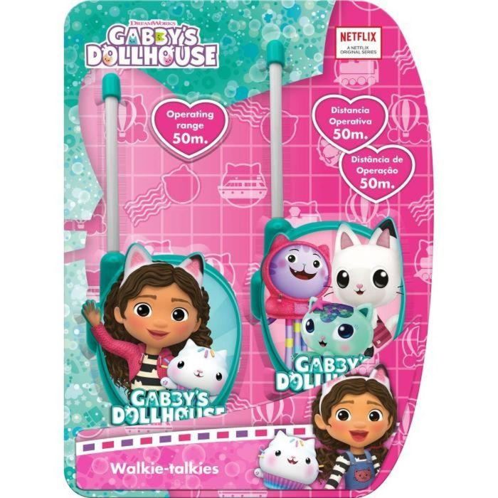 Kids Licensing Walkie-talkie 2D Casa de Muñecas de Gabby LICENCIA PARA NIÑOS GD00058 0 Kids Licensing Walkie-talkie 2D Casa de Muñecas de Gabby LICENCIA PARA NIÑOS GD00058 0