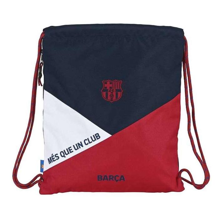 Bolsa Mochila con Cuerdas F.C. Barcelona Corporativa Azul Granate 35 x 40 x 1 cm