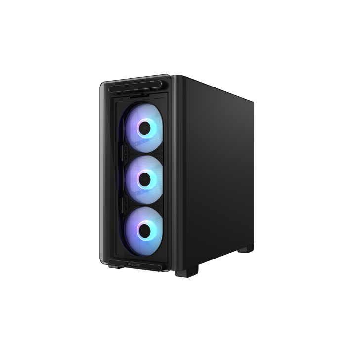 Asus A23 PLUS TG ARGB Negro - Torre PC, micro ATX/Mini-ITX, 3x120mm Ventiladores, Vidrio Templado, RGB, Ref. 90DC00K0-B19010 9