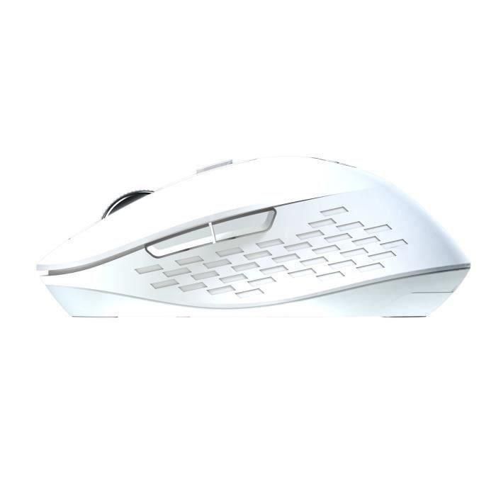 Ratón inalámbrico - MOBILITY LAB - Omega - Bluetooth y receptor 2,4GHz - Blanco - Clics silenciosos - Precisión ajustable 1 Ratón inalámbrico - MOBILITY LAB - Omega - Bluetooth y receptor 2,4GHz - Blanco - Clics silenciosos - Precisión ajustable 1