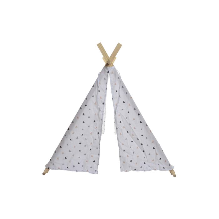 DKD Home Decor Tipi Infantil 110 x 106 x 110 cm Algodon y Madera con Estampado de Unicornio 4